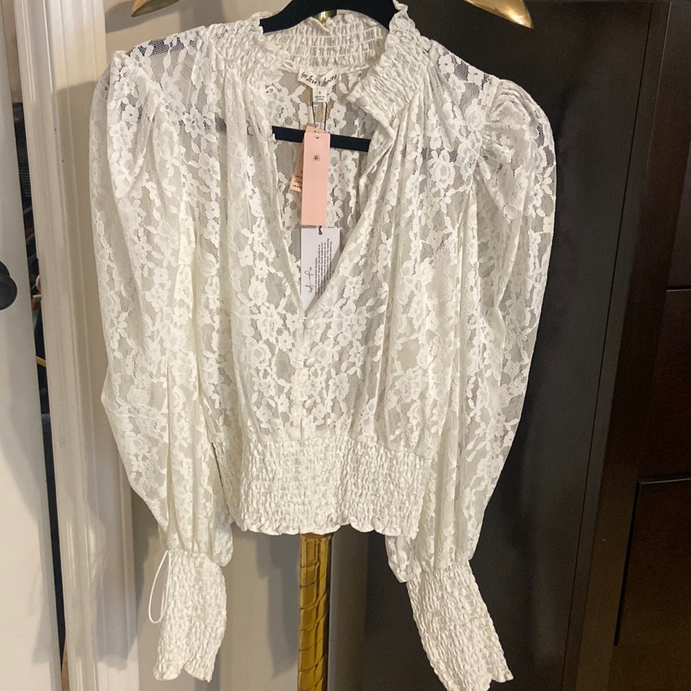 NWT For Love and Lemons lace top